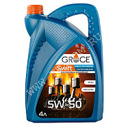 Масло моторное GRACE SWIFT 5W50 4л синт.