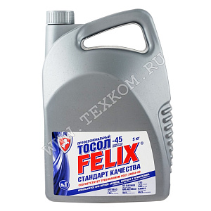 Жидкость охлаждающая FELIX-45 тосол 5кг