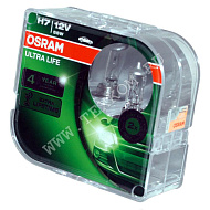 Лампа 12V H7 (55) PX26d 12V OSRAM ULTRA LIFE (2шт)