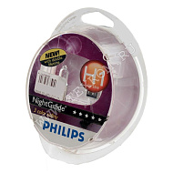 Лампа 12V H1 (55) P14.5s NIGHT GUIDE (2шт) 12V PHILIPS