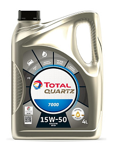 Масло моторное TOTAL QUARTZ 7000 15W50 п/синт 4л.