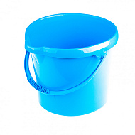 Ведро 12л пластмассовое круглое голубое Elfe