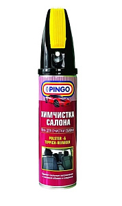Очиститель обивки PINGO пенный с щёткой (аэрозоль) 650мл