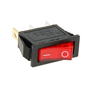 Выключатель 1-клавишный с подсветкой красный 250V 15A RWB-404.SC-791.IRS-101-1C