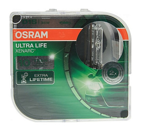 Лампа 12V ксенон D2S P32d-2 XENON ULTRA LIFE бокс2шт 4300K OSRAM