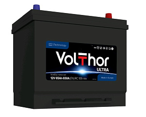 Аккумуляторная батарея VOLTHOR ULTRA 6СТ65 обр.выс. Словения 230х173х220 650А D23