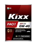 Масло моторное KIXX PAO1 0W40 ACEA C3 синт. 4л