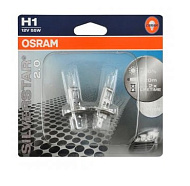 Лампа 12V H1 (55) P14.5s+50% Silverstar 12V Osram