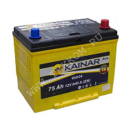 Аккумуляторная батарея KAINAR Asia 6СТ 75 VL АПЗ обр. 075K2000 258х173х220 Казахстан (JIS-85D26L)