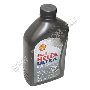 Масло моторное SHELL HELIX ULTRA 0W30 A5/B5 1л синт.