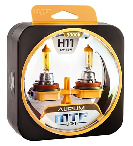 Лампа H11 55W Aurum 3000K MTF