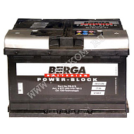 Аккумуляторная батарея BERGA 6СТ77 обр. Power Block 278х175х190 (С)