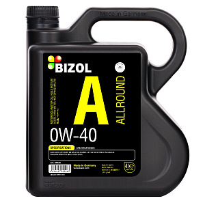 Масло моторное BIZOL Allround SN A3/B4 0W40 синт. 4л***