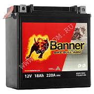 Аккумуляторная батарея BANNER BIKE Bull 18 AGM+гель YTX20CH-BS 150х87х161 Австрия 518 22