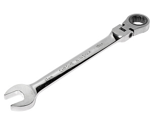 Ключ комбинированный трещоточный с подвижной головкой 17мм JTC /1/12/60