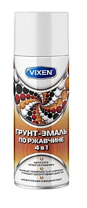 Грунт-эмаль по ржавчине VIXEN сигнальный белый (аэрозоль) 520мл