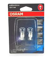 Лампа 12VxW5W LEDRIVING ICE BLUE 2шт бл. OSRAM