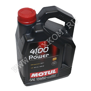 Масло моторное MOTUL 4100 Power 15W50 4л.(остатки)