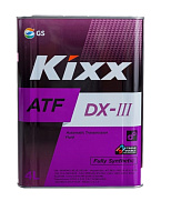 Масло трансмиссионное KIXX ATF DIII синт. 4л