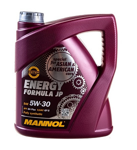 Масло моторное MANNOL ENERGY FORMULA JP 5W30 синт. 4л