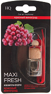 Ароматизатор MAXI FRESH (красный виноград) деревянная крышка 4мл