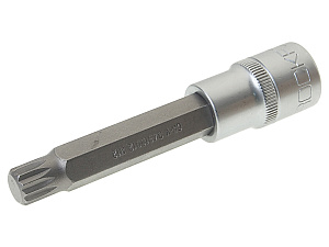 Головка-бита SPLINE М12 1/2" (L-100мм) ROCKFORCE