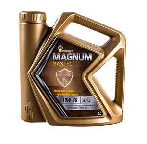 Масло моторное РОСНЕФТЬ Magnum Maxtec 10W40 SL/CF п/синт. 4л