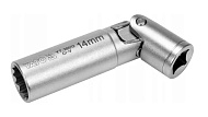 Головка свечная 3/8" 14 мм с карданом ( магнитная ) YATO