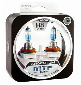 Лампа H8 35W Argentum +80% к-т MTF