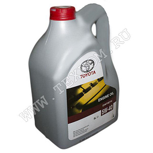 Масло моторное TOYOTA MOTOR OIL 5W40 5л.(08880-80375)(европа)