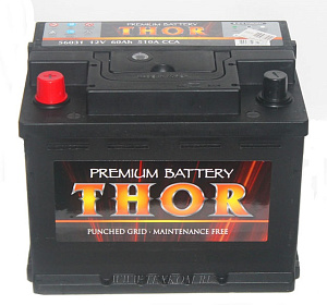 Аккумуляторная батарея THOR 6СТ60 пр. 242х175х190