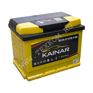 Аккумуляторная батарея KAINAR 6СТ 55 VL АПЗ обр. 055K1300 242х175х190 Казахстан