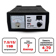Устройство зарядное AVS BT-6020 для АКБ 7A 12V