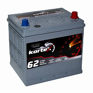 Аккумуляторная батарея KORTEX BLACK Dynamic ASIA 6СТ62 обр. 230х172х225 D23 Турция