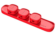 Крепеж для кабеля BASEUS Peas Cable Clip red