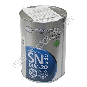 Масло моторное TOYOTA MOTOR OIL SN 0W20 синт 1л.