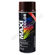 Краска MAXI COLOR махагон коричневая аэрозоль НЦ 400мл