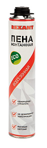 Пена монтажная всесезонная для пистолета 40 л REXANT eco