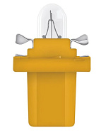 Лампа BAX1.5W с желтым патроном (BX8.5d) 12V OSRAM