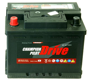 Аккумуляторная батарея Champion-Pilot Drive 6СТ55 прям.Корея 242х175х190