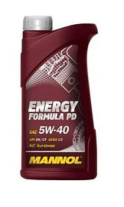 Масло моторное MANNOL ENERGY FORMULA PD 5W40 синт. 1л