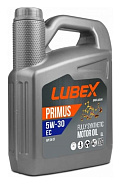 Масло моторное LUBEX PRIMUS EC 5W30 SN синт. 5л.