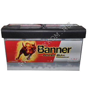 Аккумуляторная батарея BANNER POWER BULL PRO 6СТ100з обр. P10040 354х175х190 Австрия