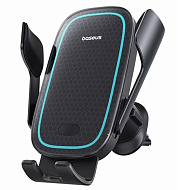 Держатель телефона BASEUS Milky Way Pro Series Wirelles Charging Electric Car Mount black