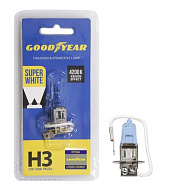 Лампа 12V H3 (55) PK22s 12V Goodyear Super White блистер