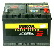 Аккумуляторная батарея BERGA 6СТ68 обр.выс. Basic Block BB-D26L 261х175х220 (ETN-568 404 055)