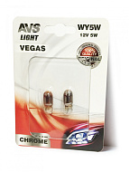Лампа 12V WY5W Chrome AVS Vegas