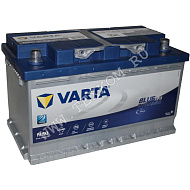 Аккумуляторная батарея VARTA 6СТ80з BLUE DYN EFB обр.315х175х190