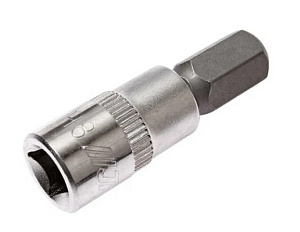 Головка торцевая HEX 1/4" х Н8 37мм JTC***