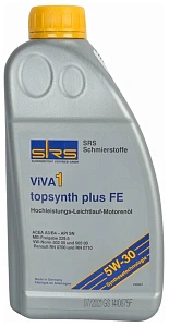 Масло моторное SRS VIVA1 TOPSYNTH PLUS FE 5W30 SN/CF 1л синт.